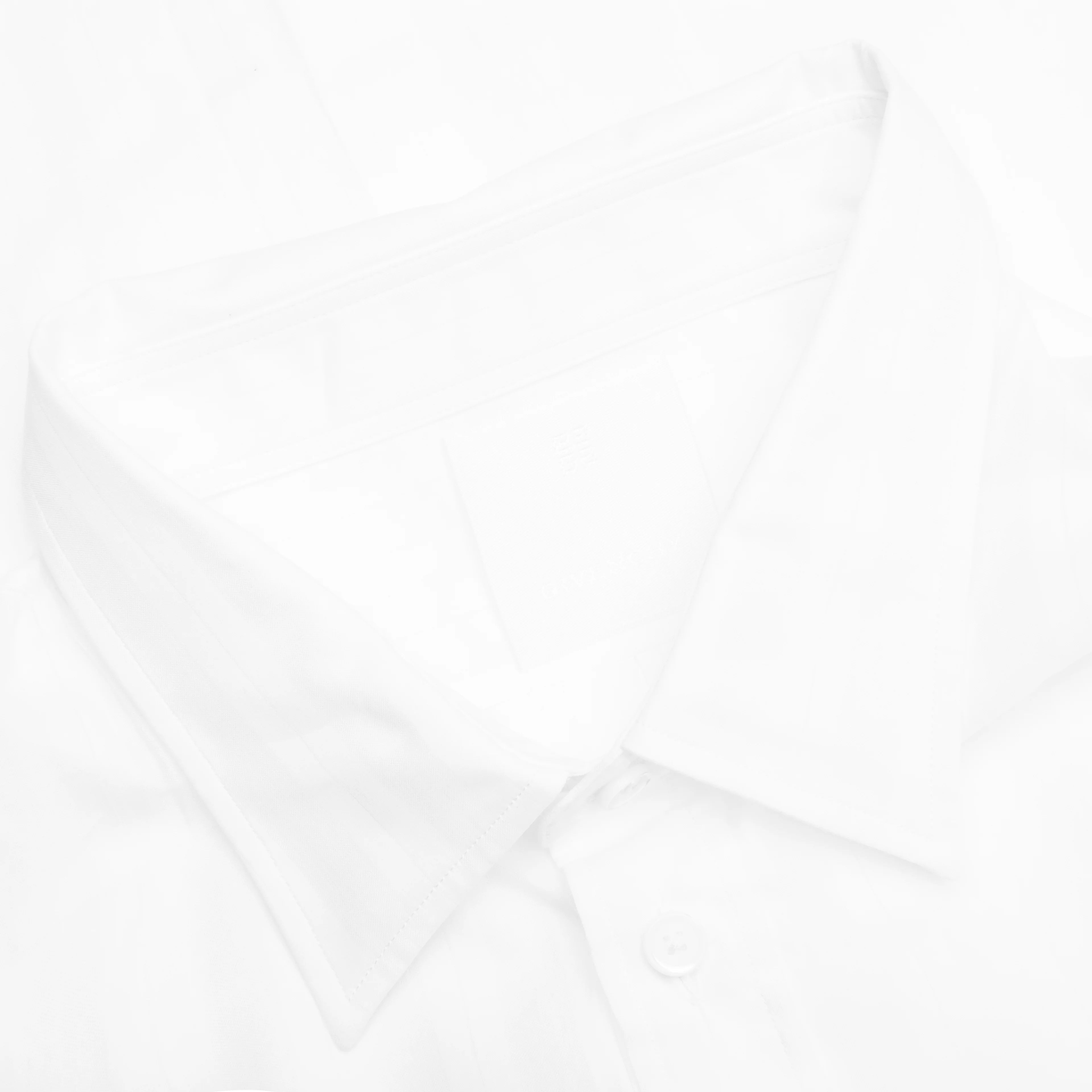 Cotton Voile Shirt With Stripes White