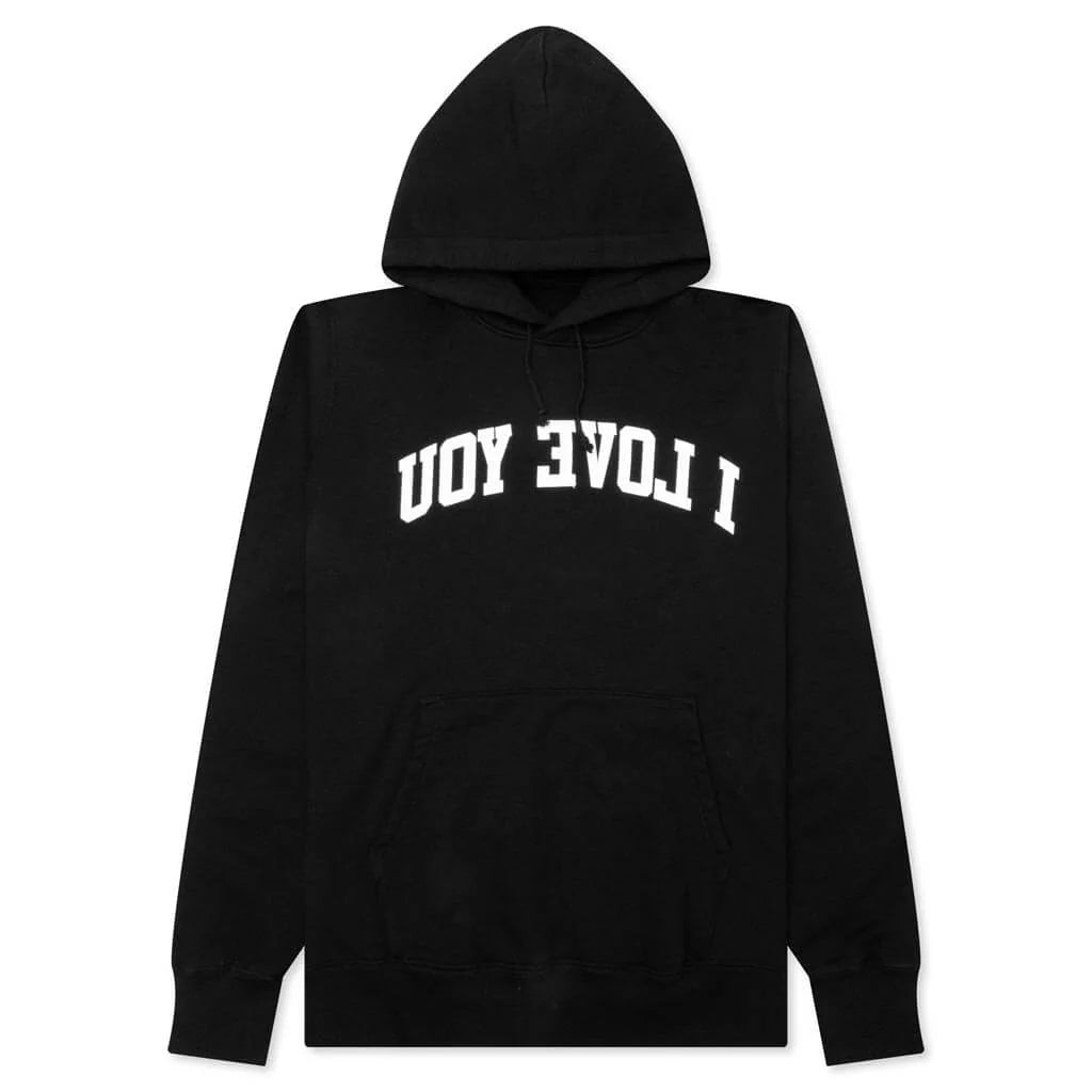 I Love You Hoodie Black