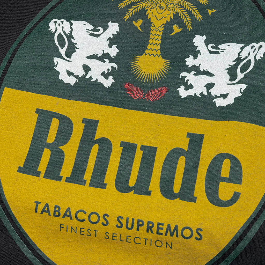 Rhude Tabaco Hoodie Vintage Black