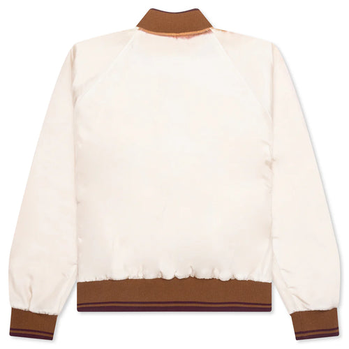 Bomber Jacket Ecru Beige