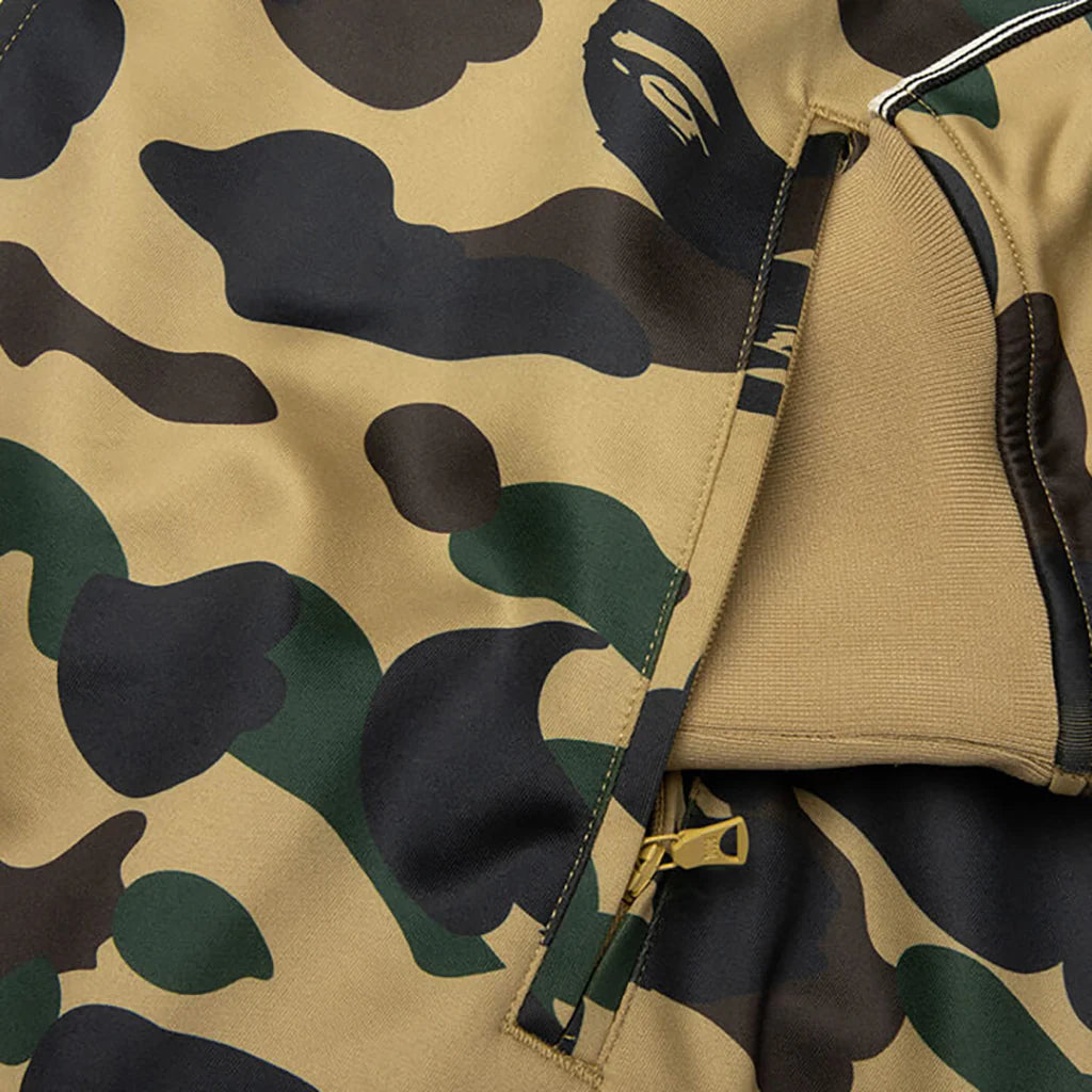 1st Camo Relaxed Fit Track Jacket Yellow