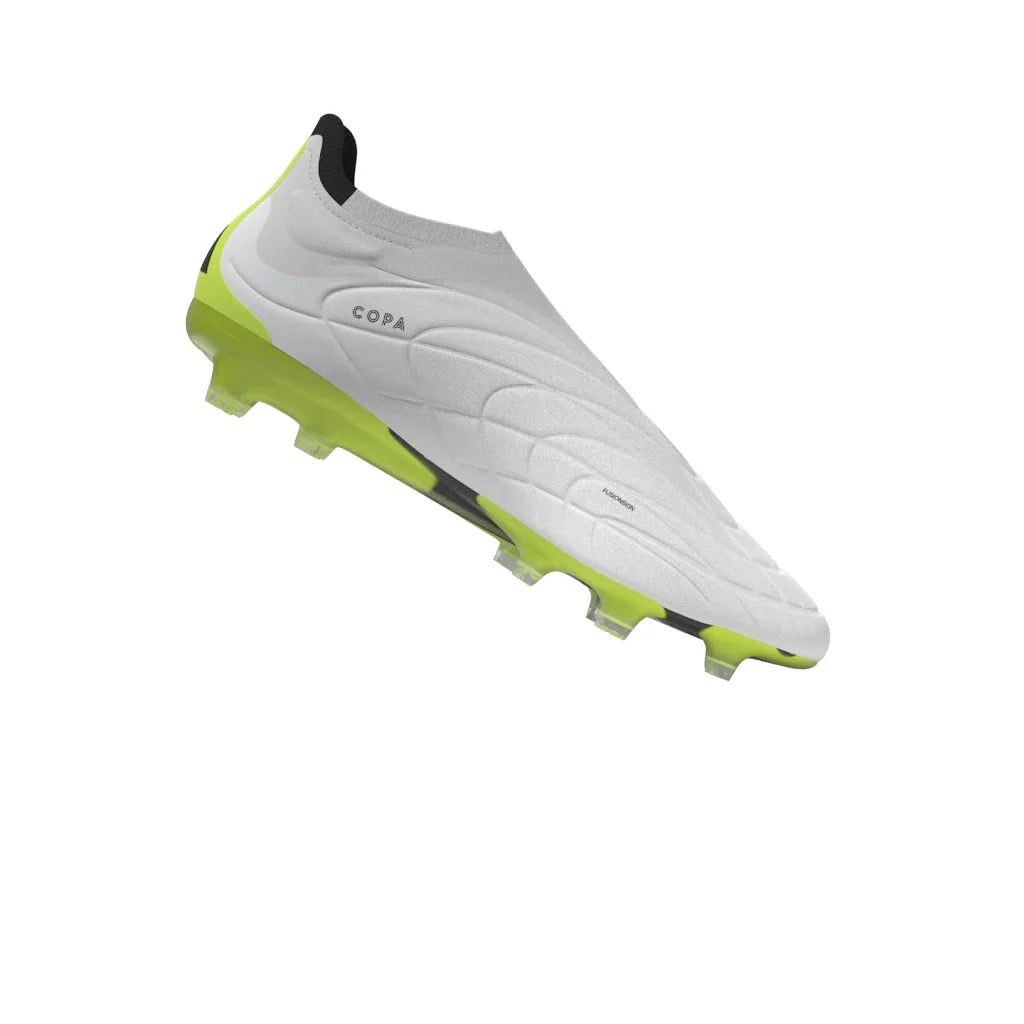adidas Copa Pure FG Firm Ground Soccer Cleats White Black Lucid Lemon