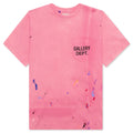Vintage Logo Painted Tee Salmon
