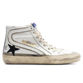 Womens Slide White Yellow Black