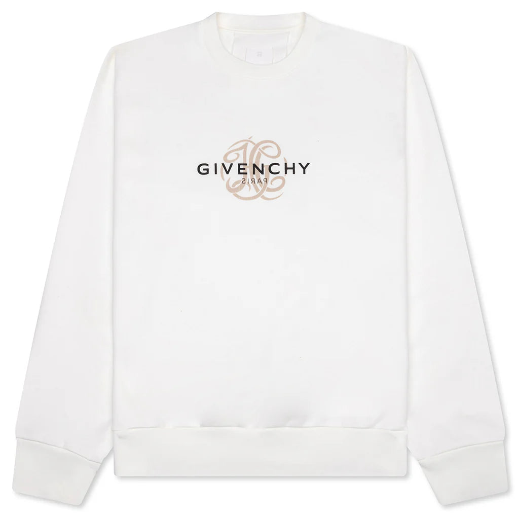 Fleece Reverse Sweatshirt Off White
