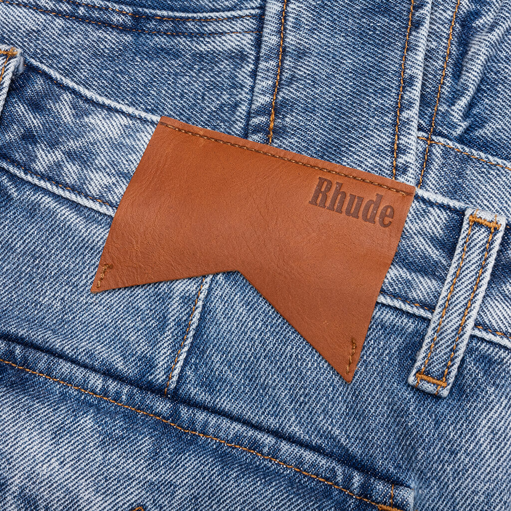Cargo Denim Baggy Short Bay Indigo