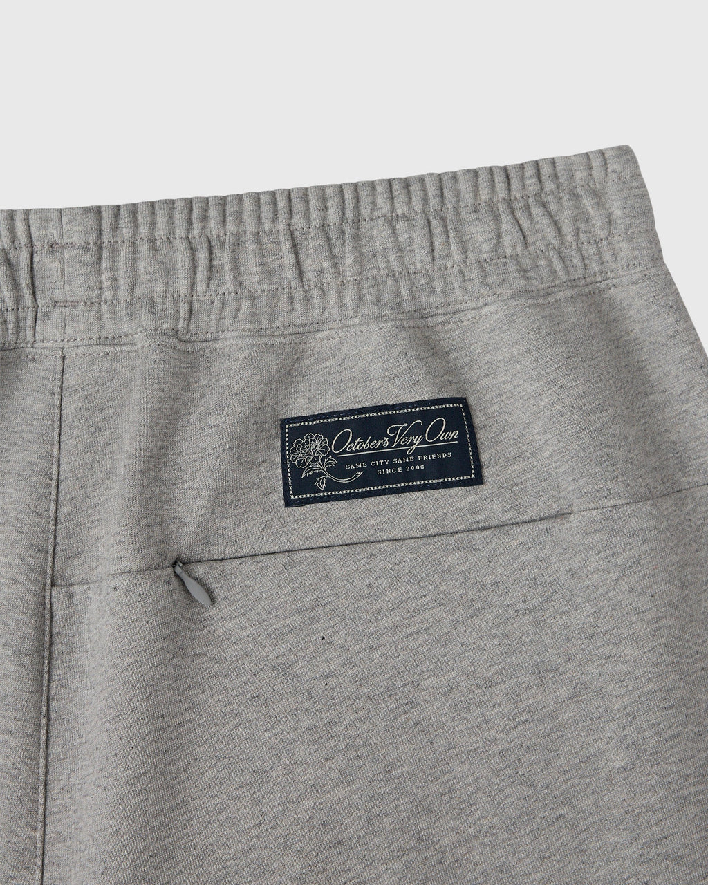 Double Knit Script Sweatpant Heather Grey