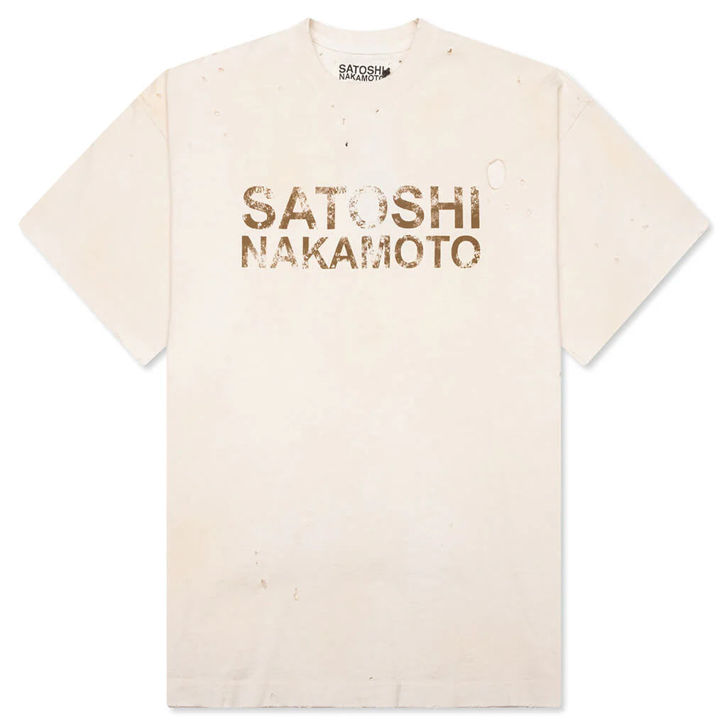 Logo Dirt Tee Dirty White