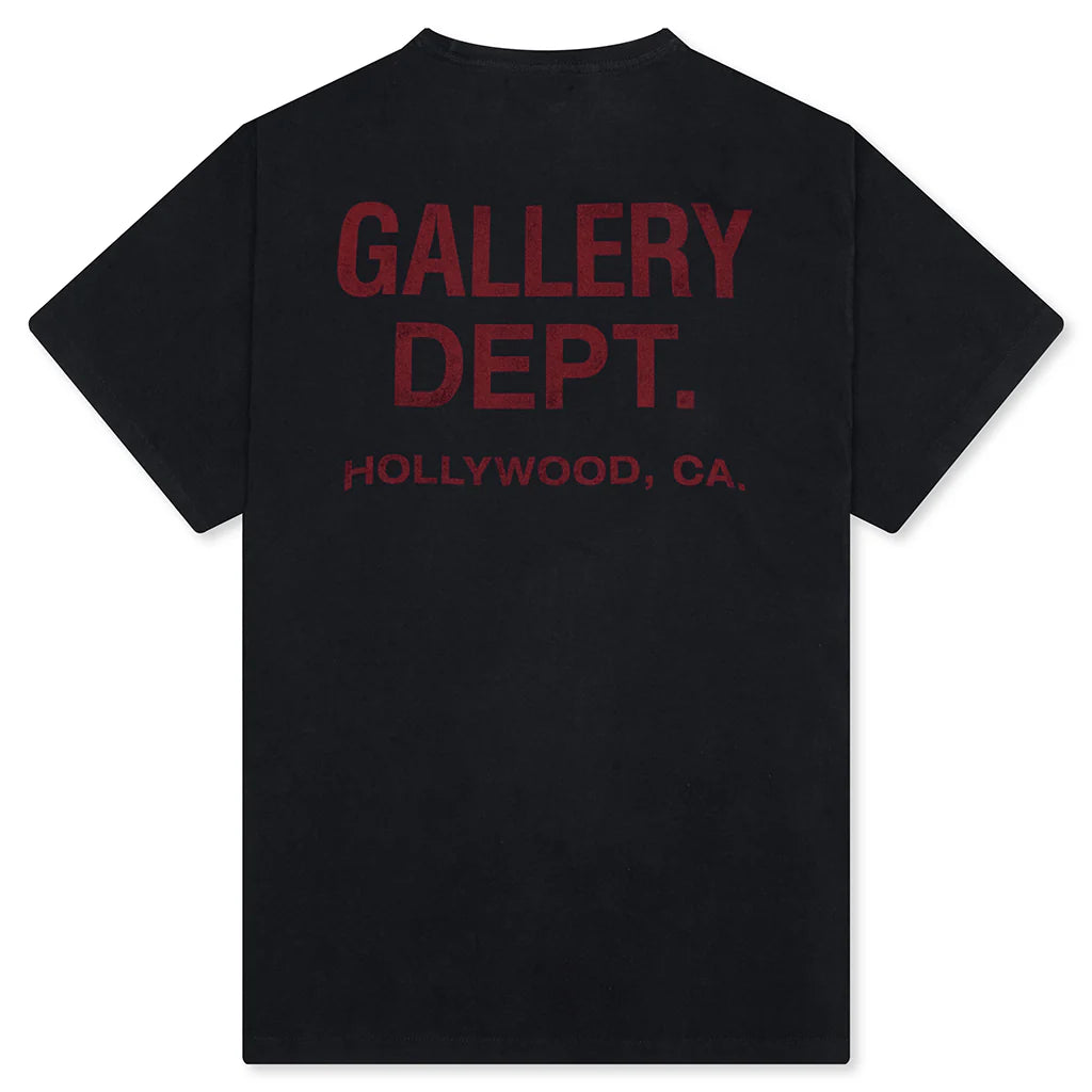 Souvenir Tee Washed Black