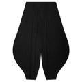 Wool Carrot Pants Black