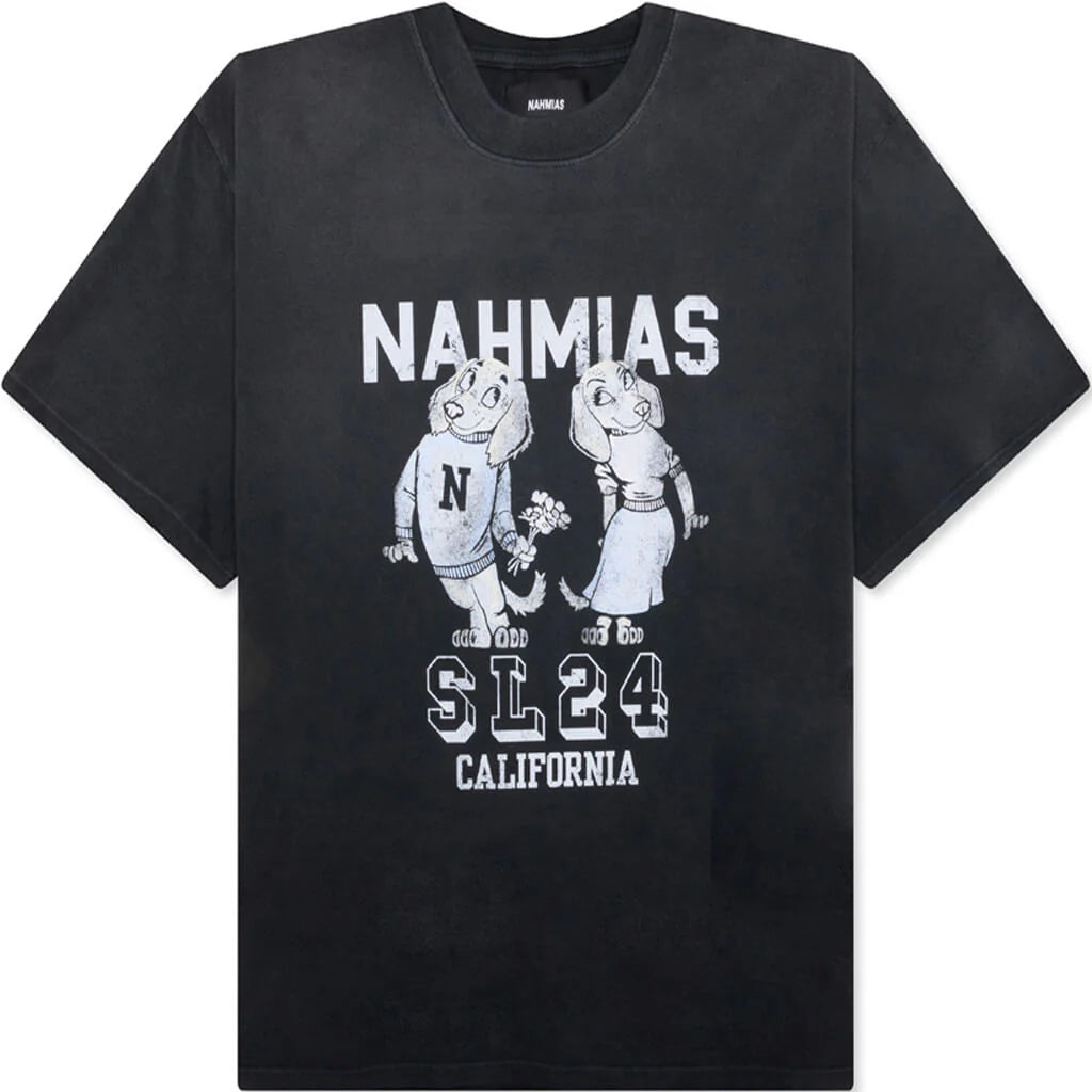 Mascot Boxy T Shirt Worn Black