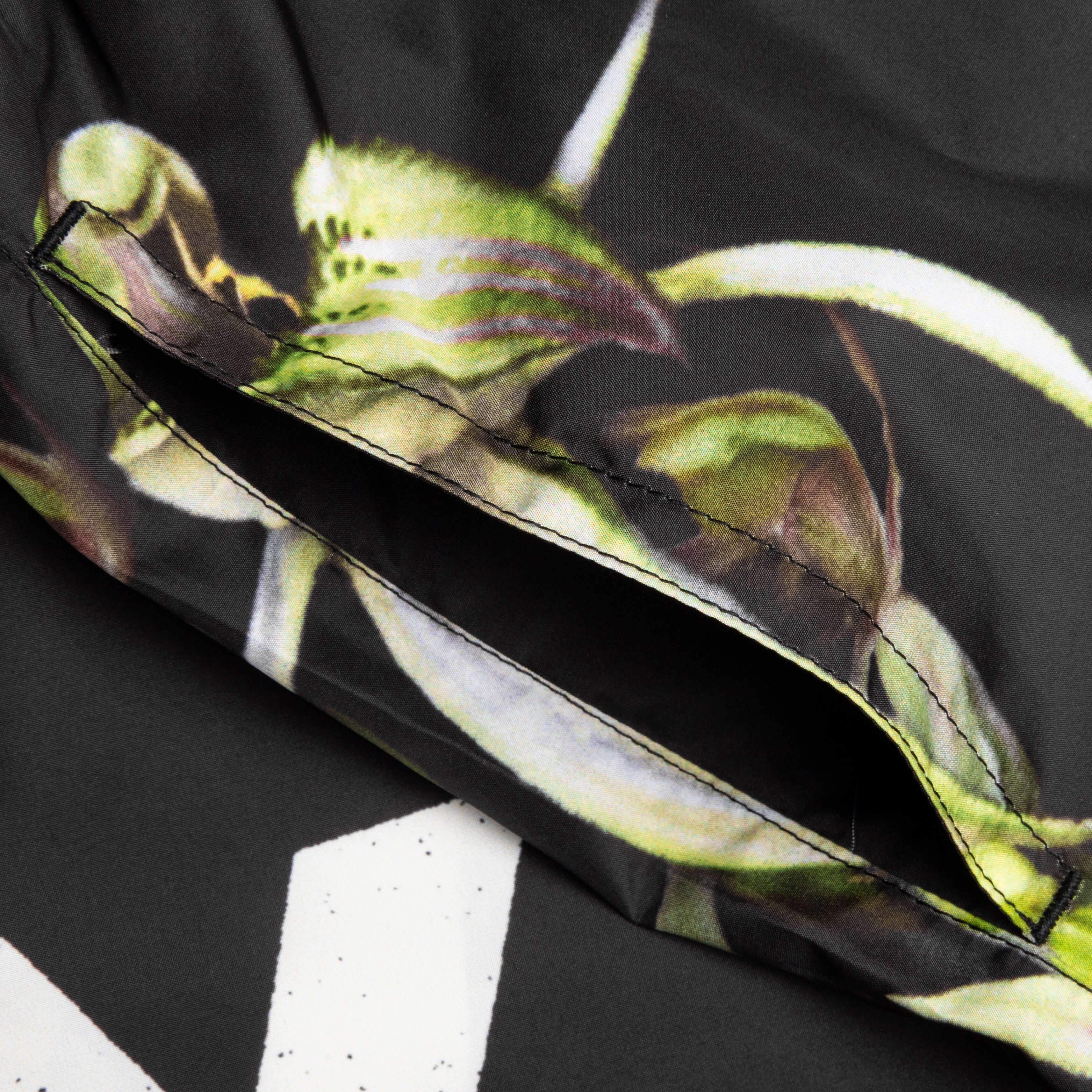 Long Swimwear Black White Yellow