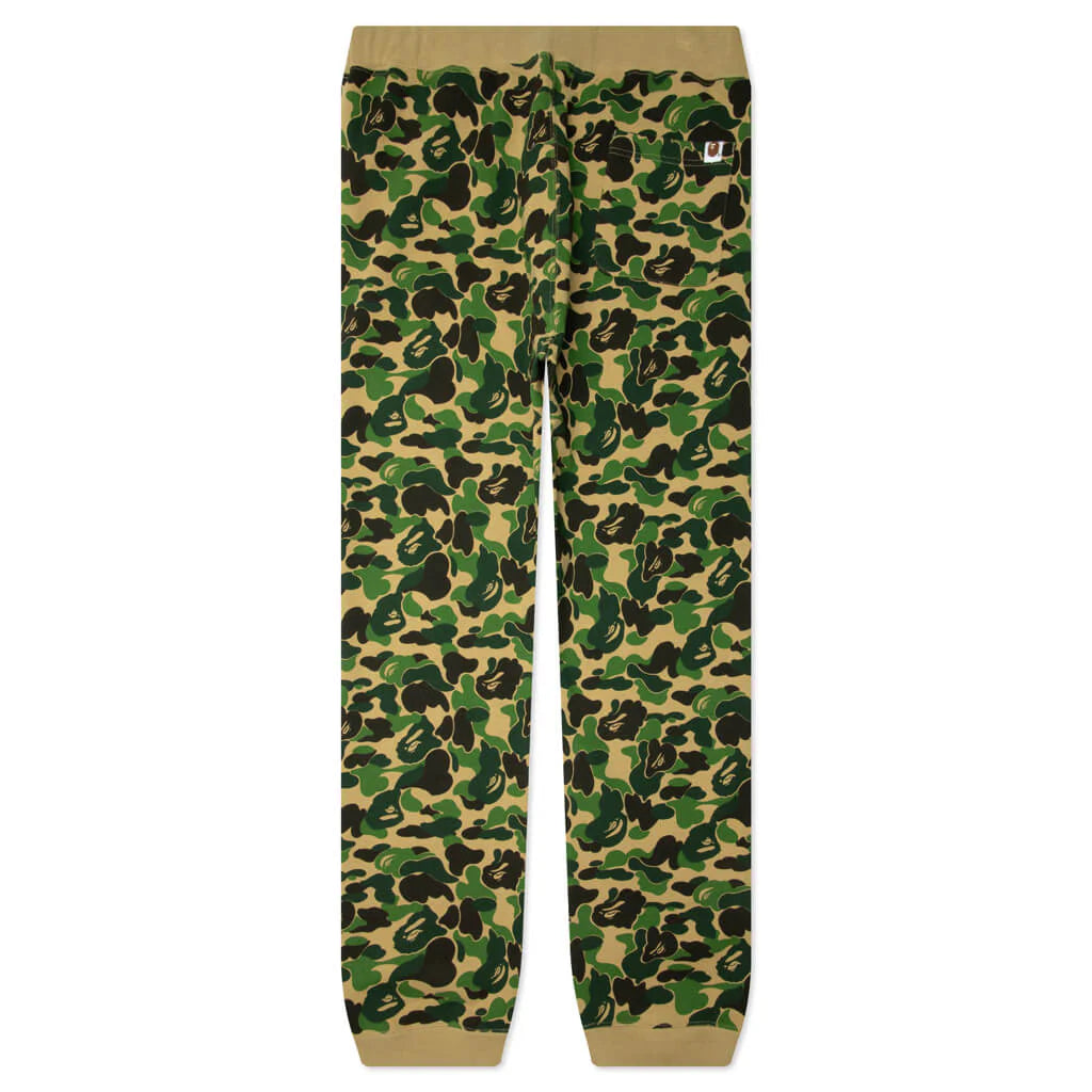 ABC Camo Crystal Stone Sweat Pants Green
