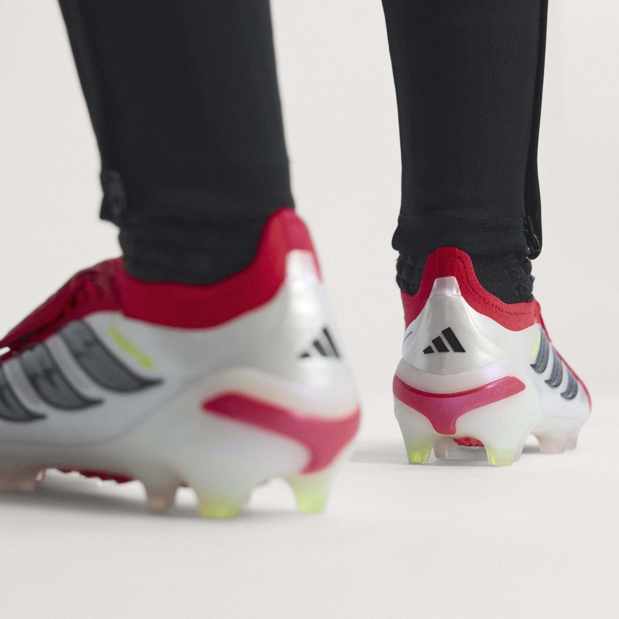 adidas Predator Elite Fold Over Tongue FG Firm Ground Mens Soccer Cleats Lucid Red Black White