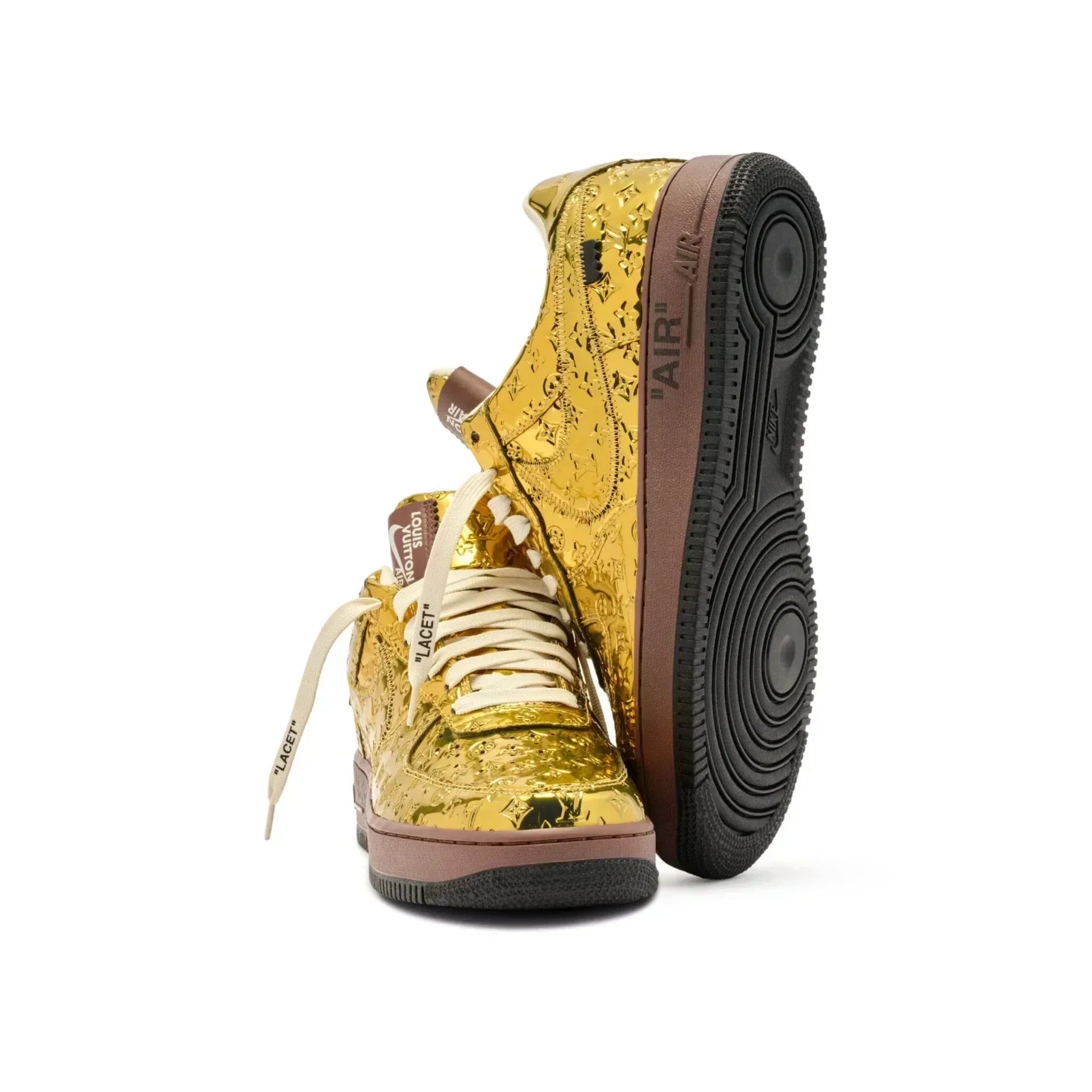 Louis Vuitton x Nike Air Force 1 Low Gold