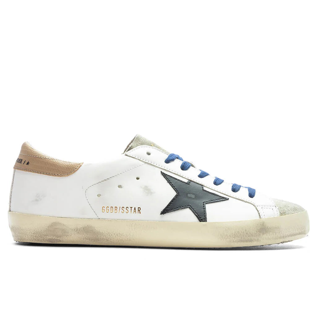 Super Star Sneakers White Taupe Black