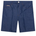 Denim Shorts with Trunakaroo Plaque Blue