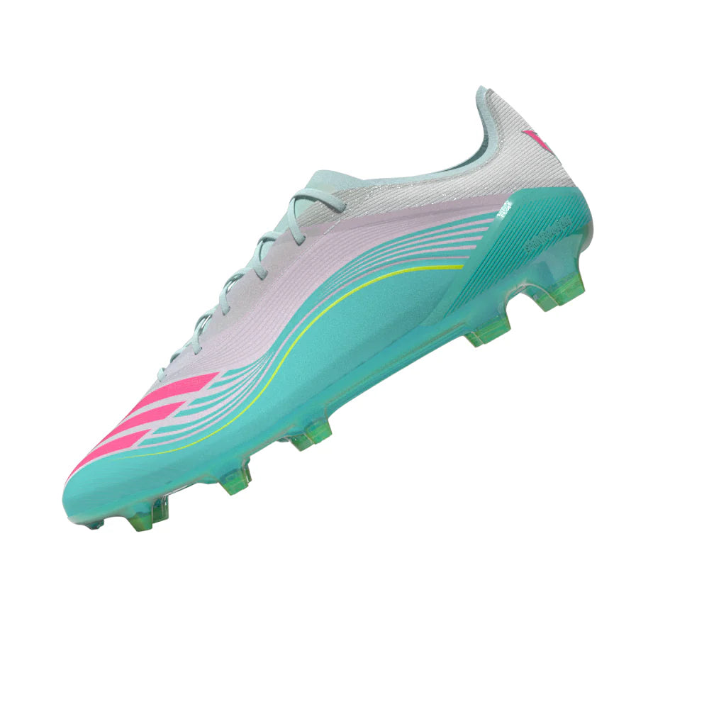 adidas F50 Messi Elite FG Firm Ground Mens Soccer Cleats White Pink Aqua