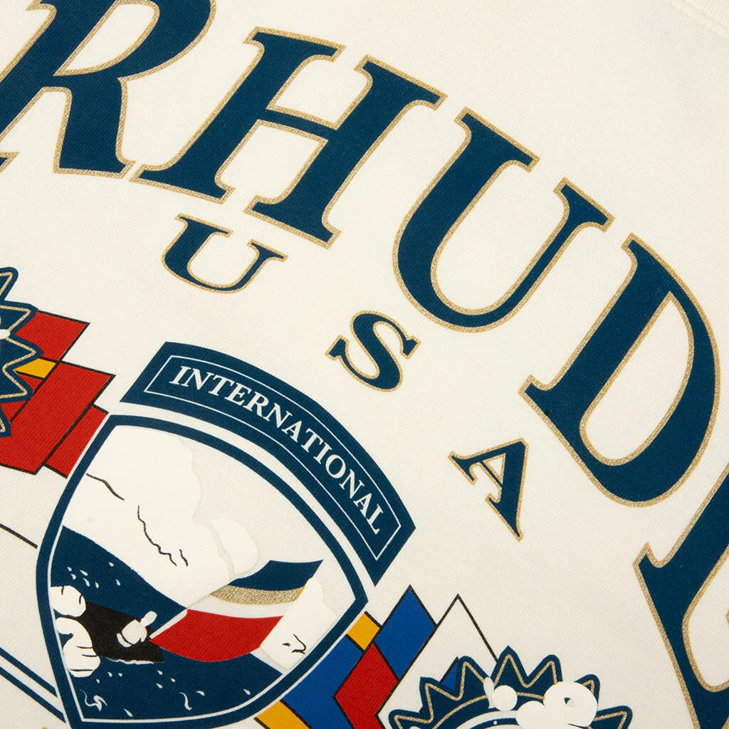 USA Sailing Icon Tee Vintage White Black
