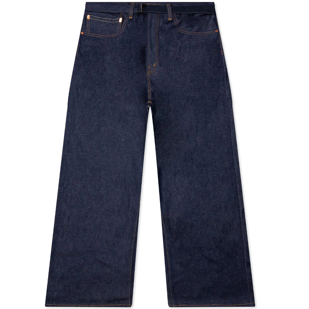 Sacai x Levis Wide Leg Denim Pants Indigo