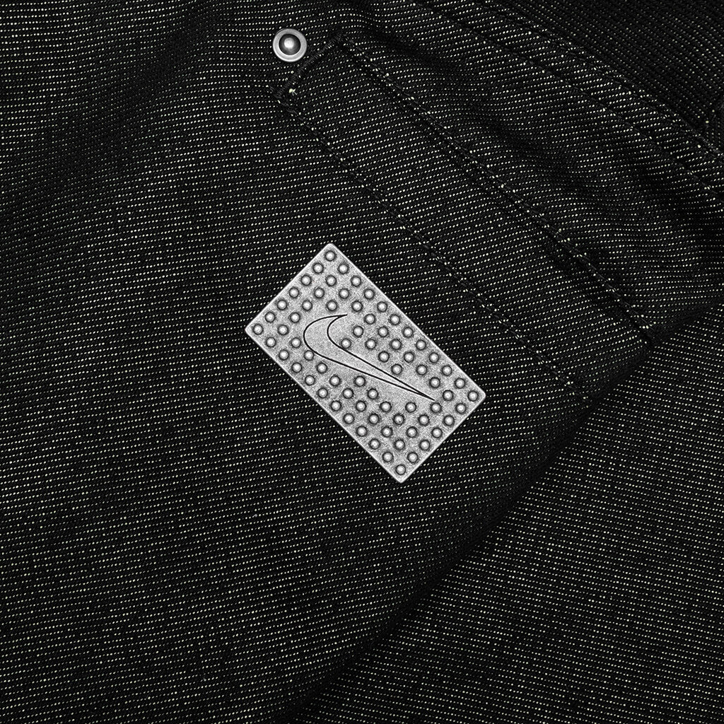 XT Denim Jacket Black Antique Silver