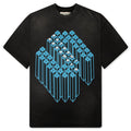 Gridlock Tee Washed Black