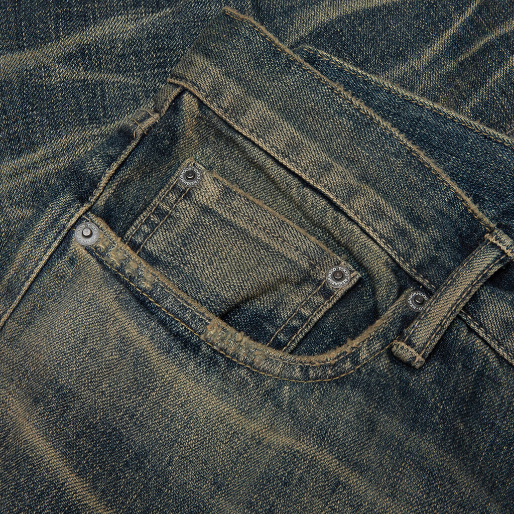 Savage Denim DP Wide Pants Indigo