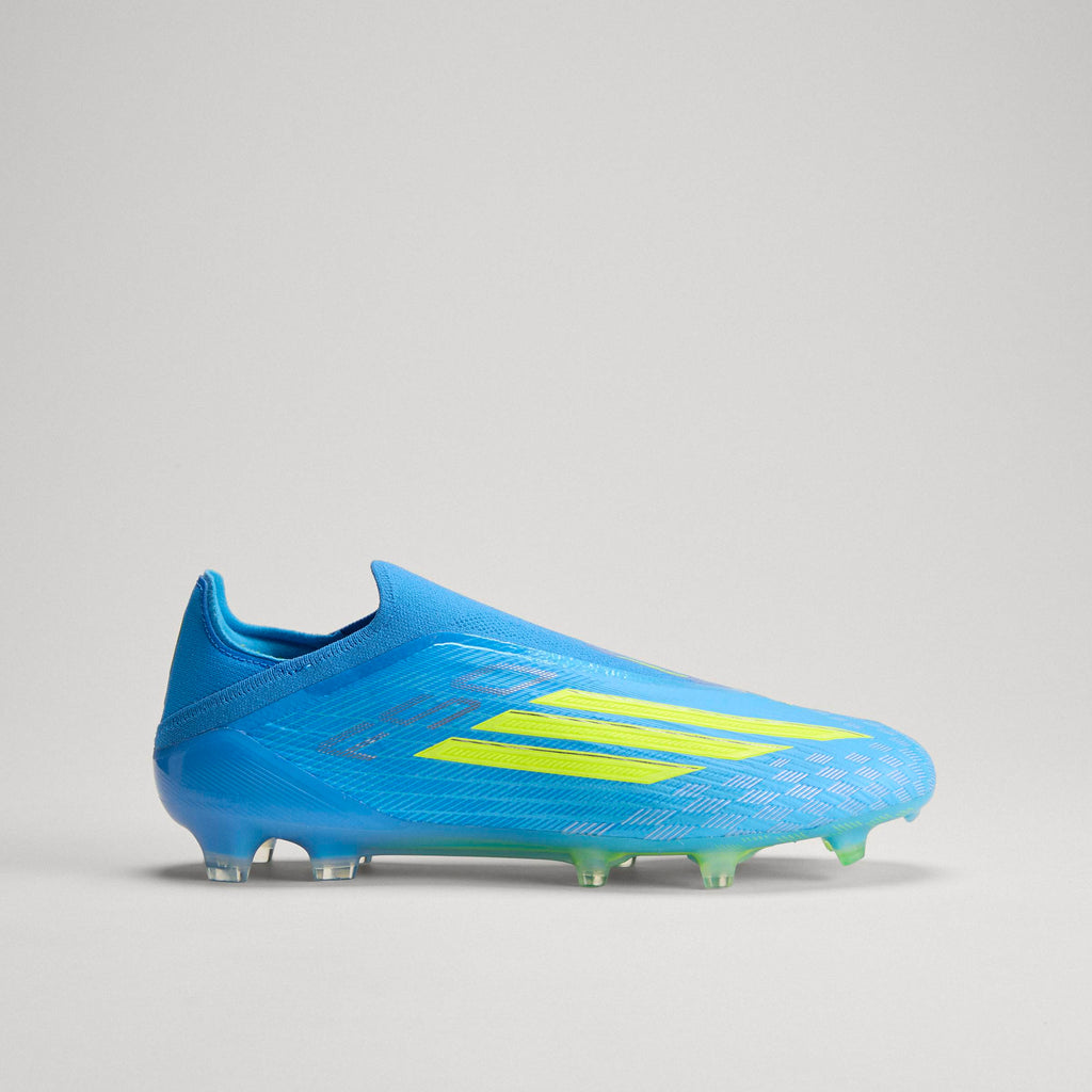 adidas F50 Elite Laceless FG Firm Ground Mens Soccer Cleats Blue Yellow Aqua