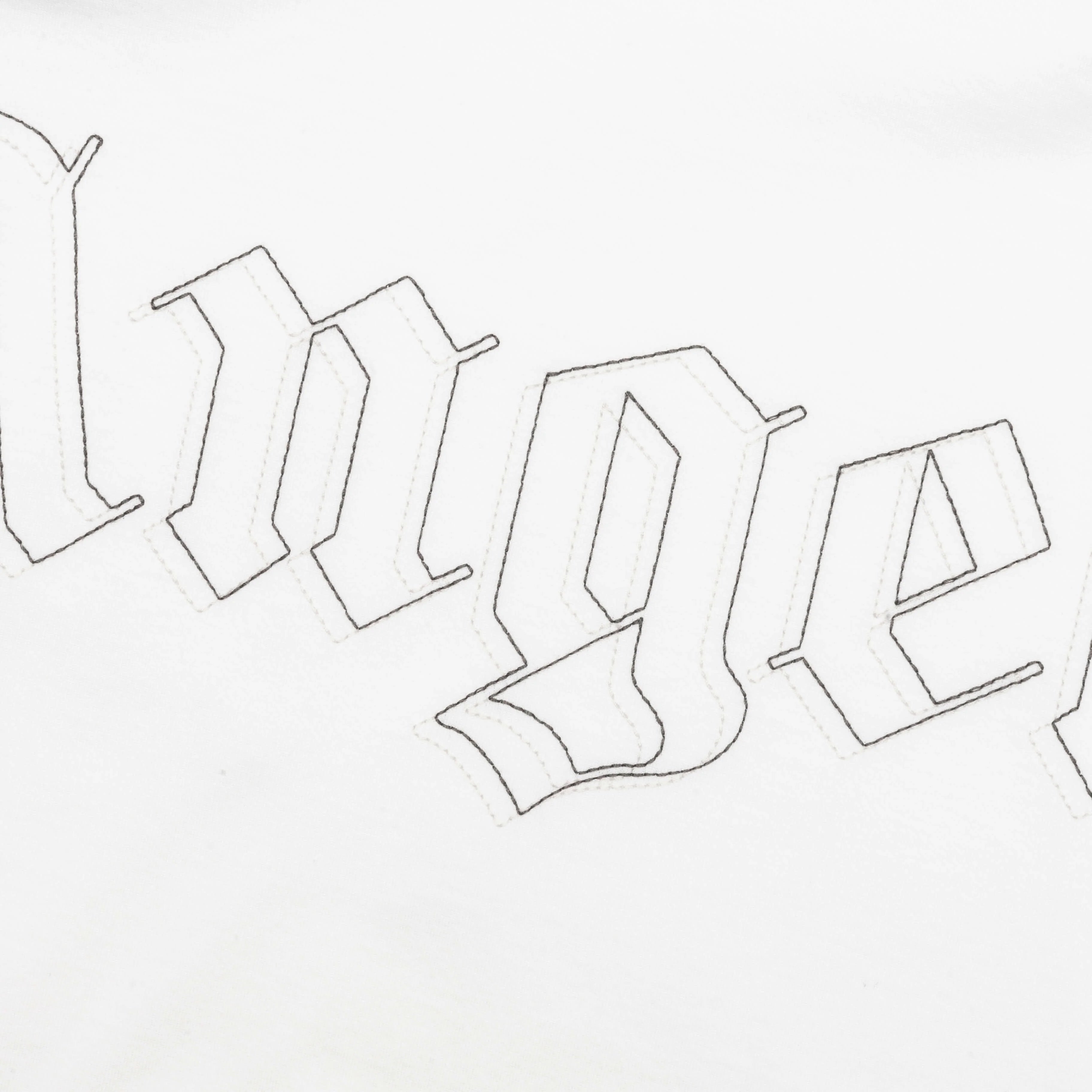 PA Monogram Over Tee Off White