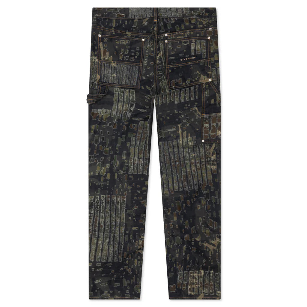 Carpenter Denim Trousers Brown Khaki