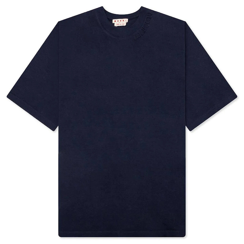 Oversized T Shirt Blue Marine