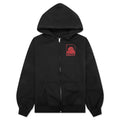 Moonlight Badge Full Zip Hoodie Vintage Black