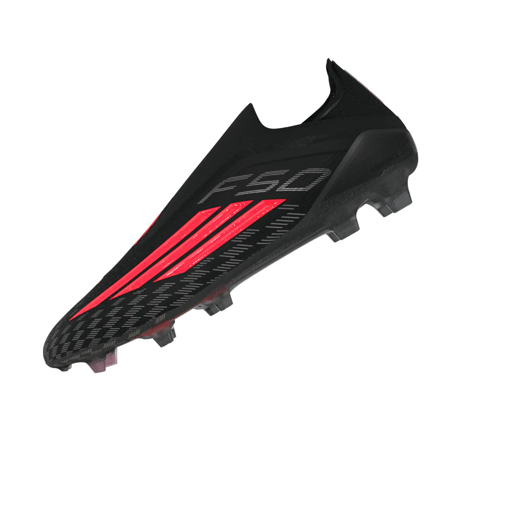 adidas F50 Elite Laceless FG Firm Ground Mens Soccer Cleats Black Red