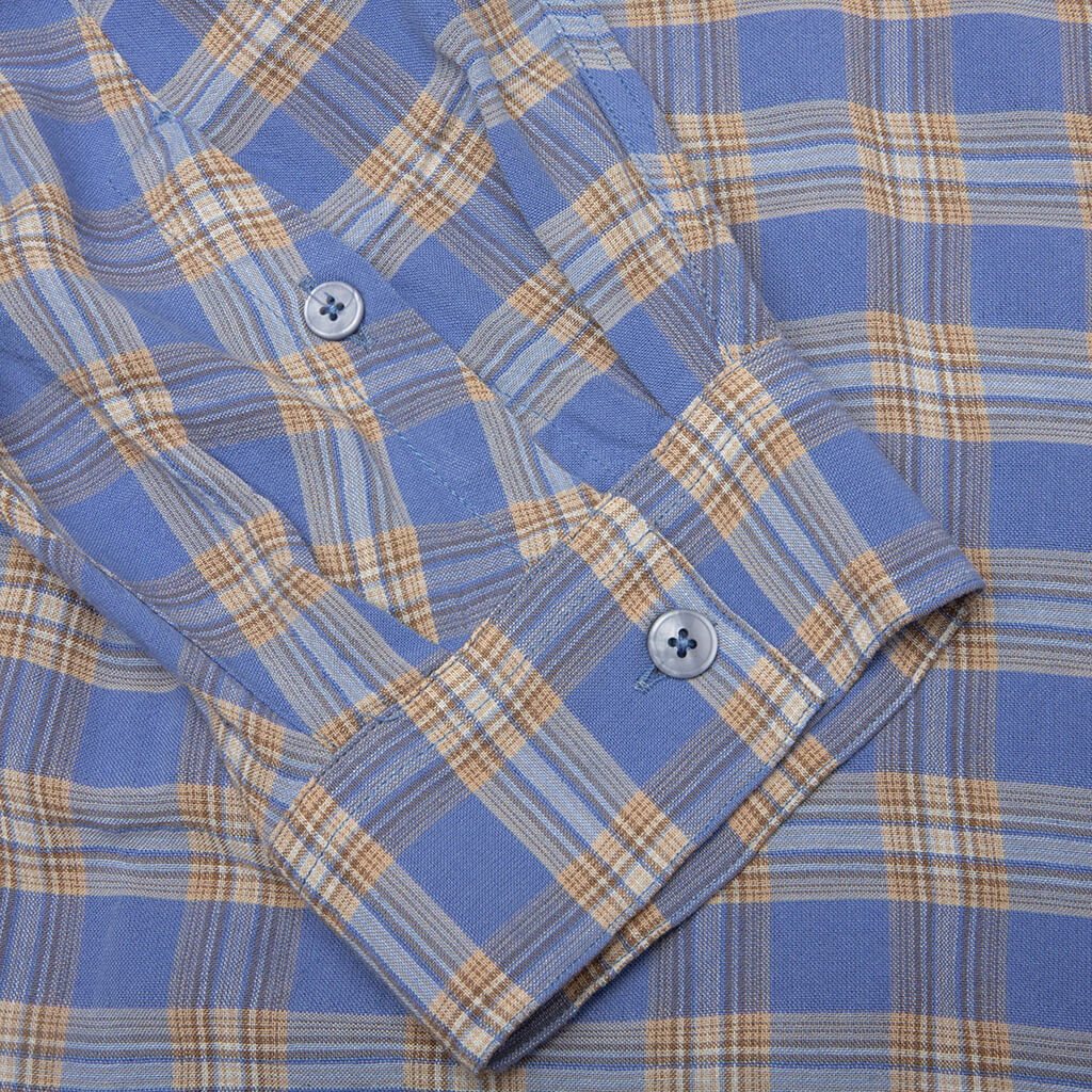 Santa Monica Flannel Drift Blue