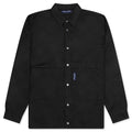 Drawstring L S Shirt Black