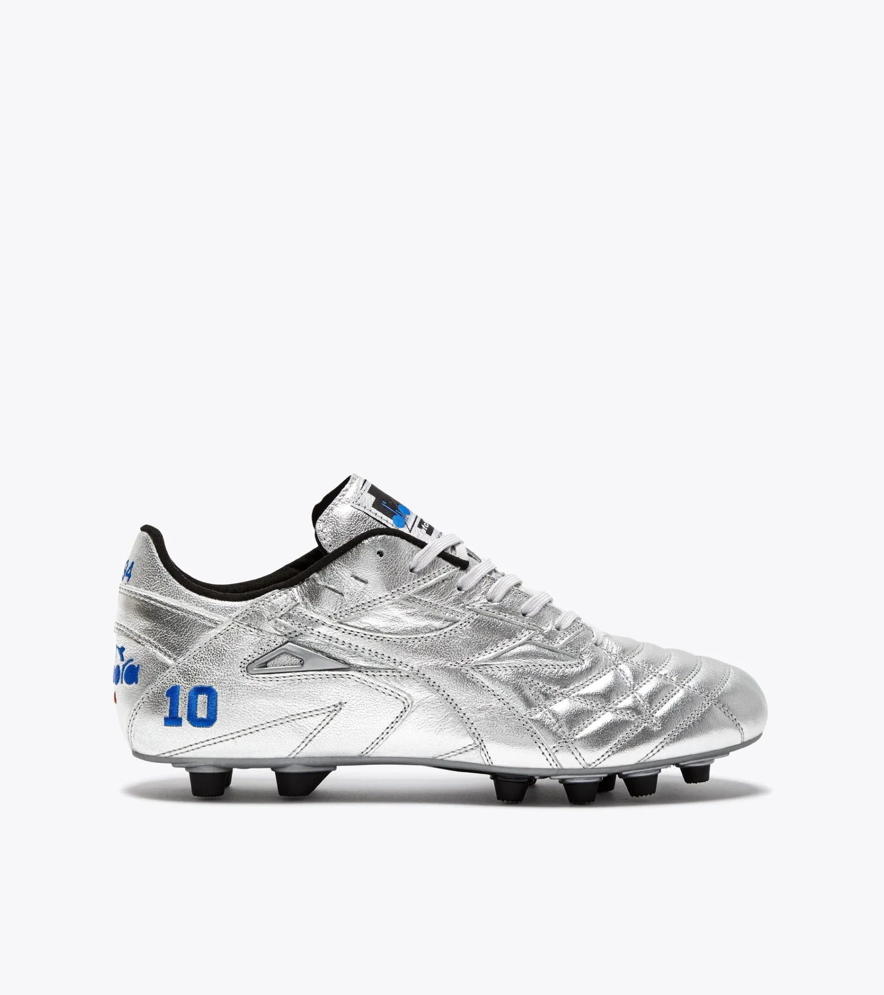 Diadora M Winner ITA OG 94 LT MDPU Firm Ground Soccer Cleats Silver