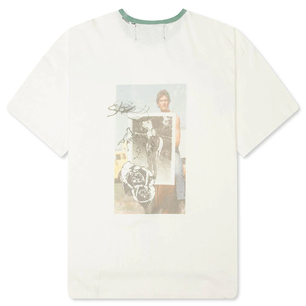 Back To Life Ringer Tee White
