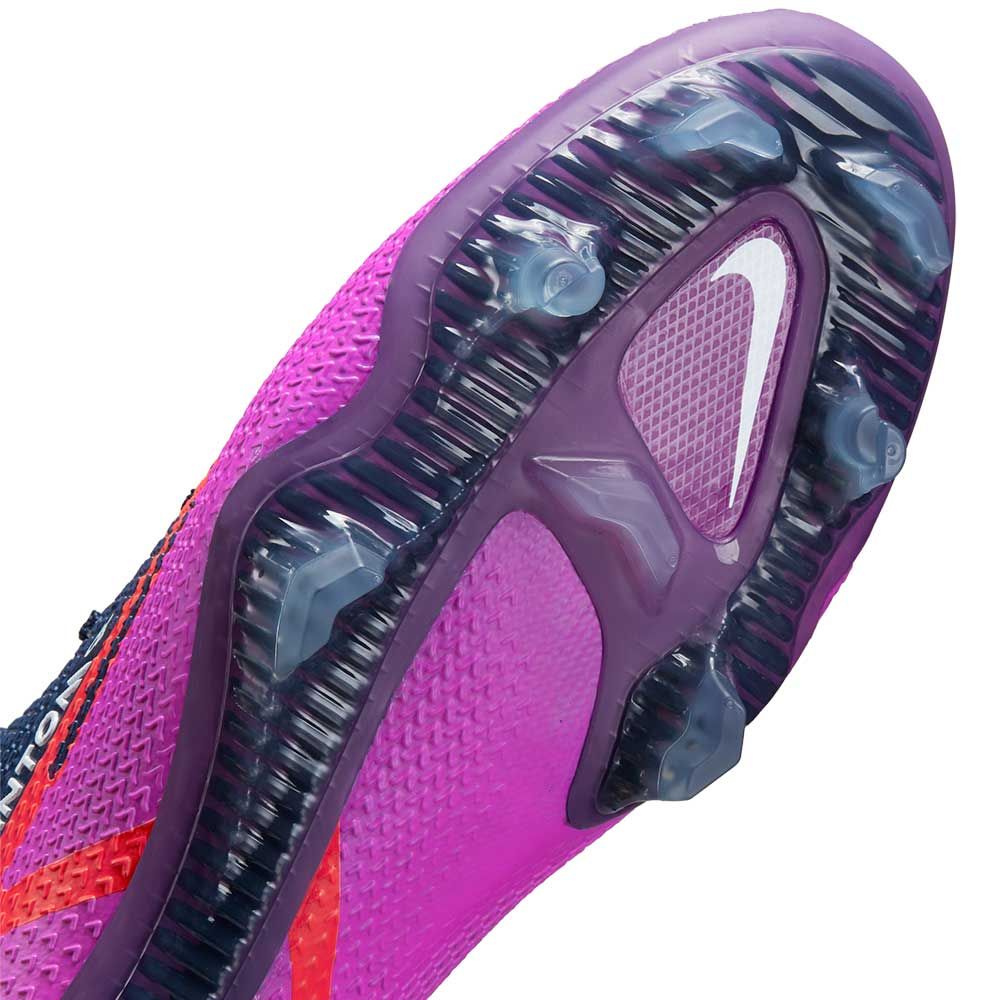 Nike Phantom GT2 Elite FG Firm Ground Soccer Cleats Navy White Purple