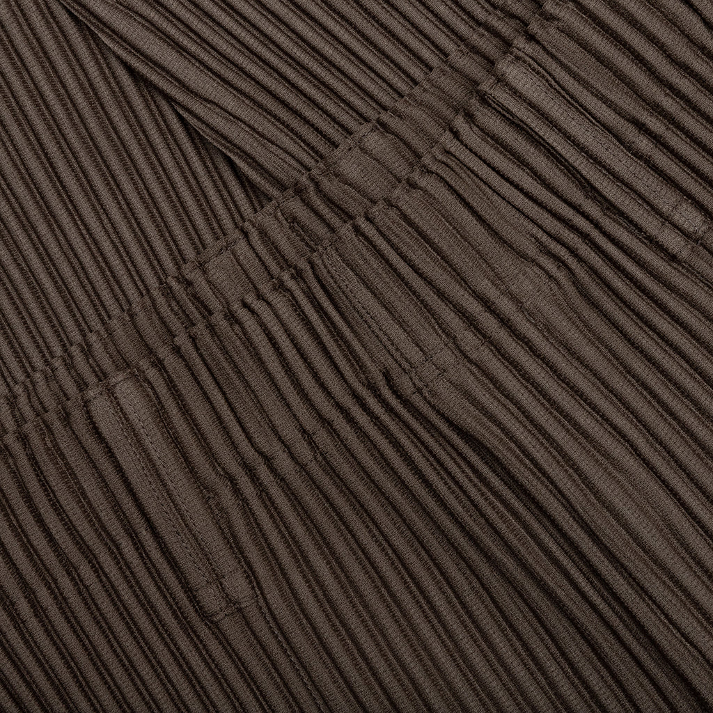 Tailored Pleats Pants Dark Khaki