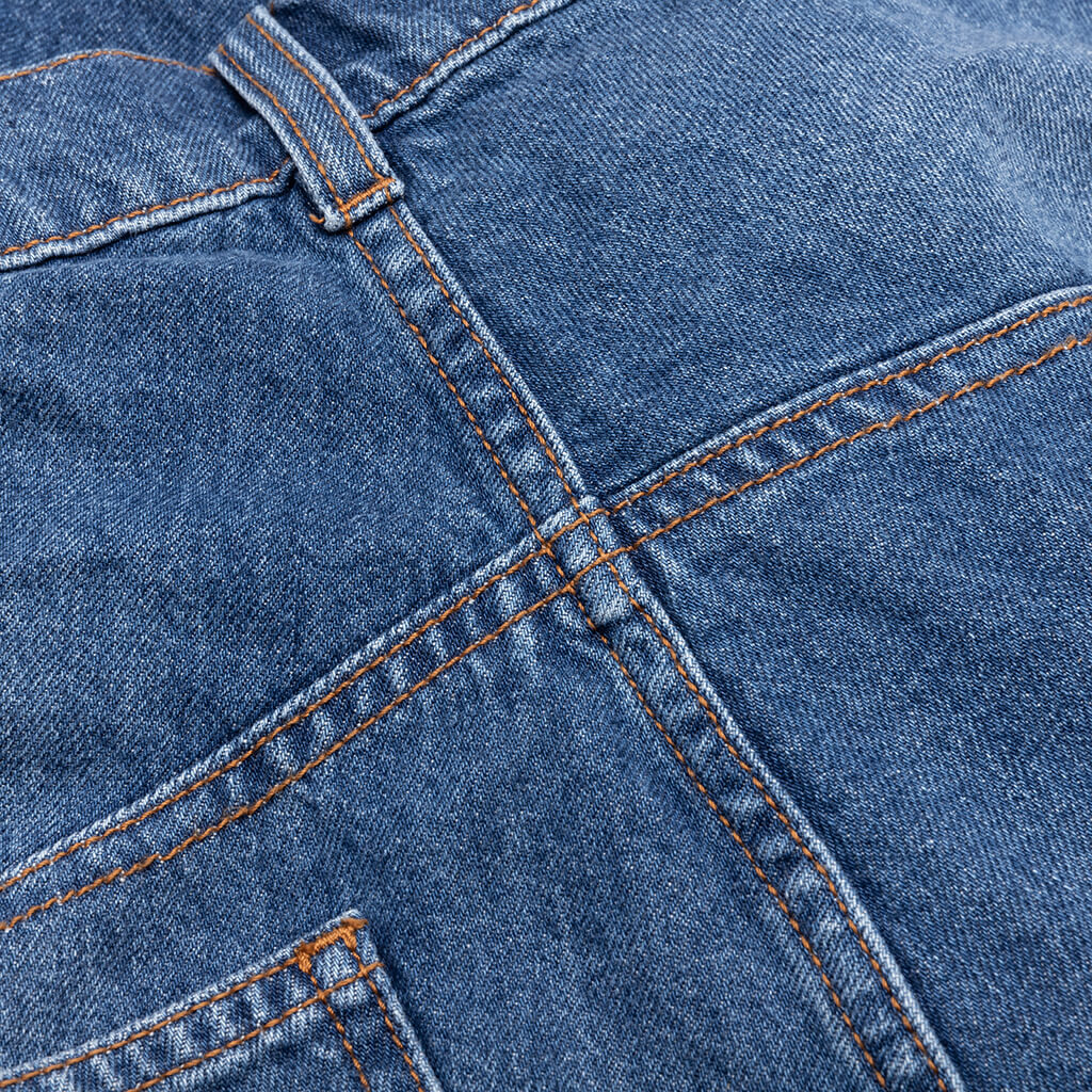 Twisted Workwear Shorts Light Blue Denim