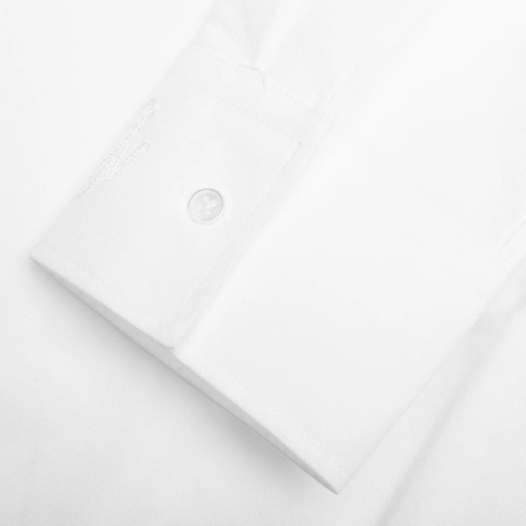 Classic Fit Cotton Oxford Shirt White