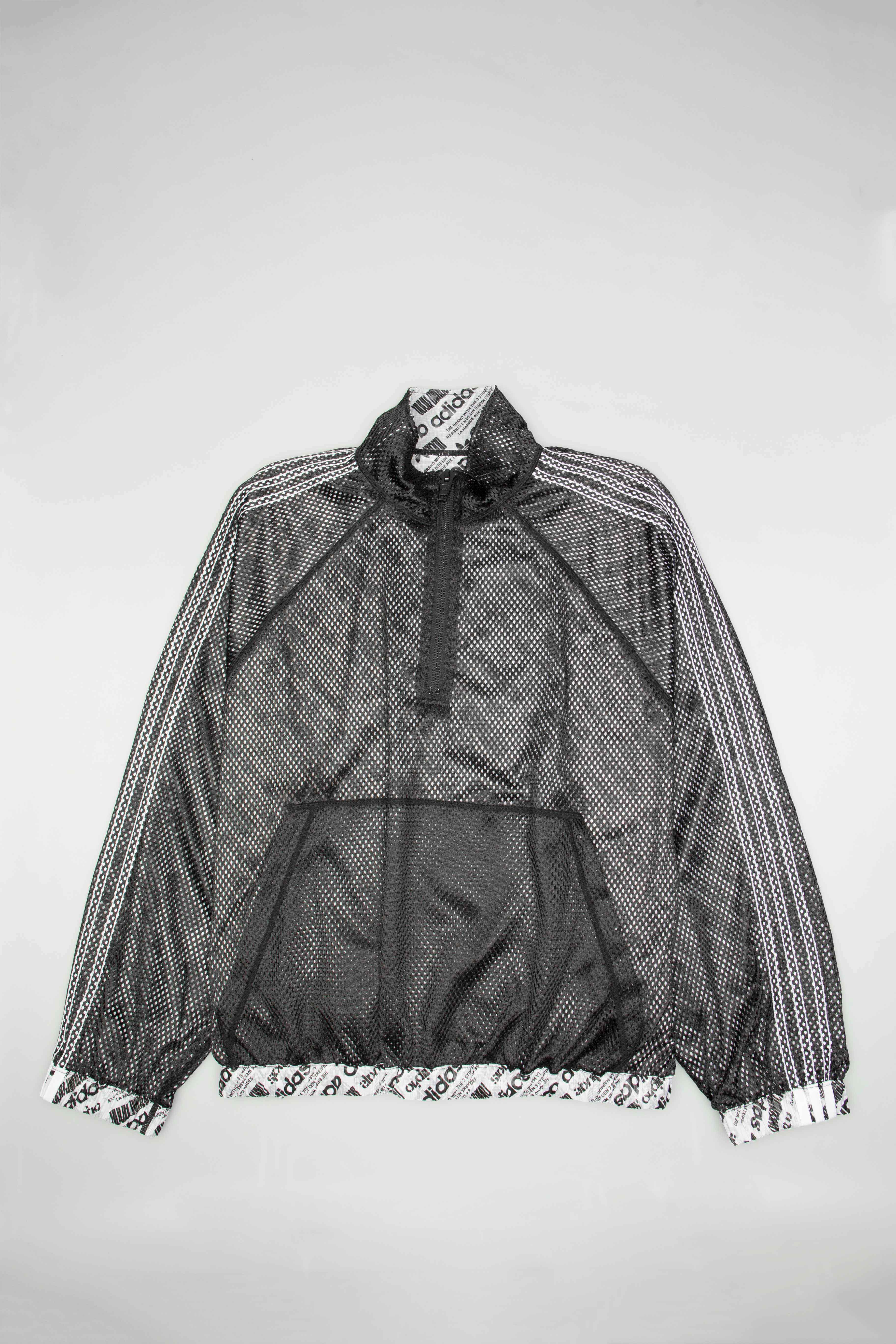Alexander Wang Collection Mens Windbreaker White Black