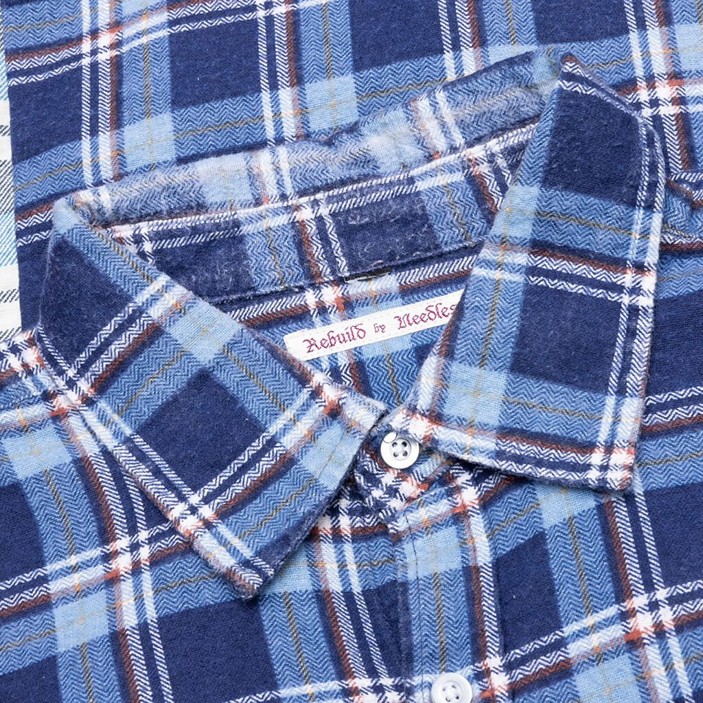 Flannel Shirt 7 Cuts Wide Shirt Assorted