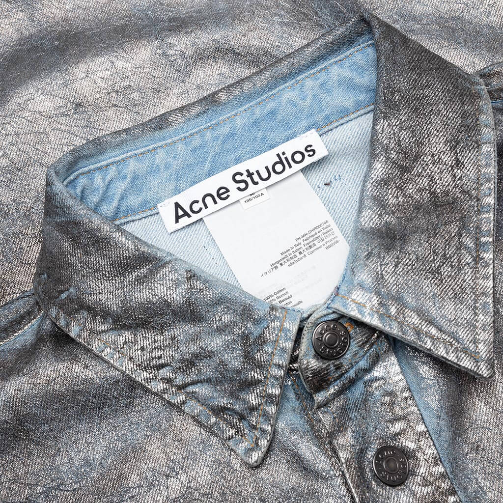 Denim Shirt Silver Blue