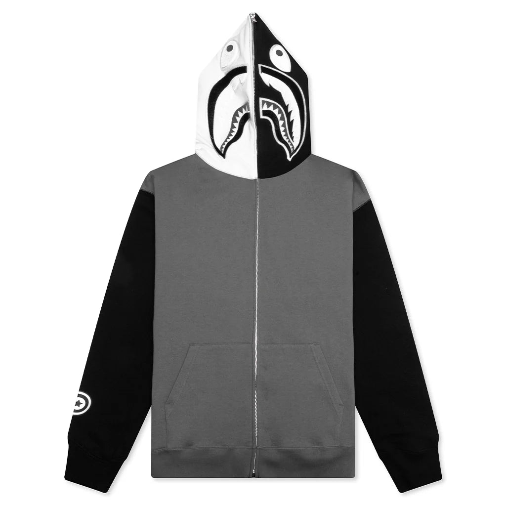 Shark Full Zip Hoodie 1 Black
