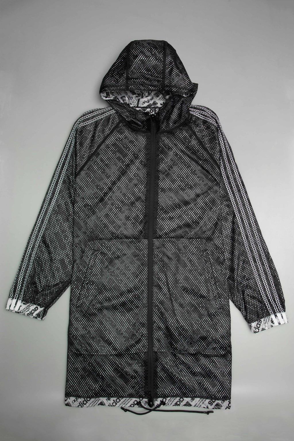 Alexander Wang Collection Parka Jacket White Black