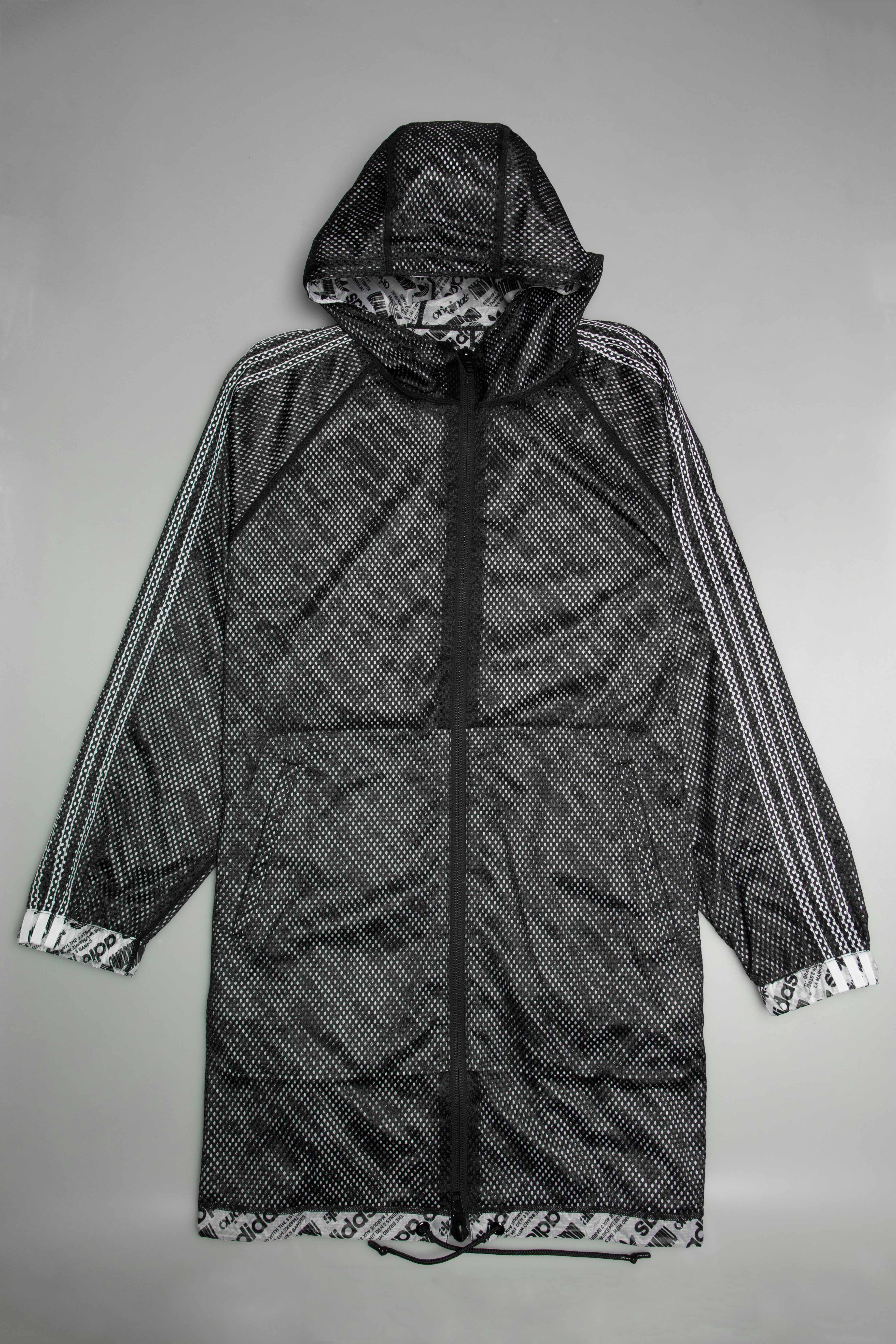 Alexander Wang Collection Parka Jacket White Black