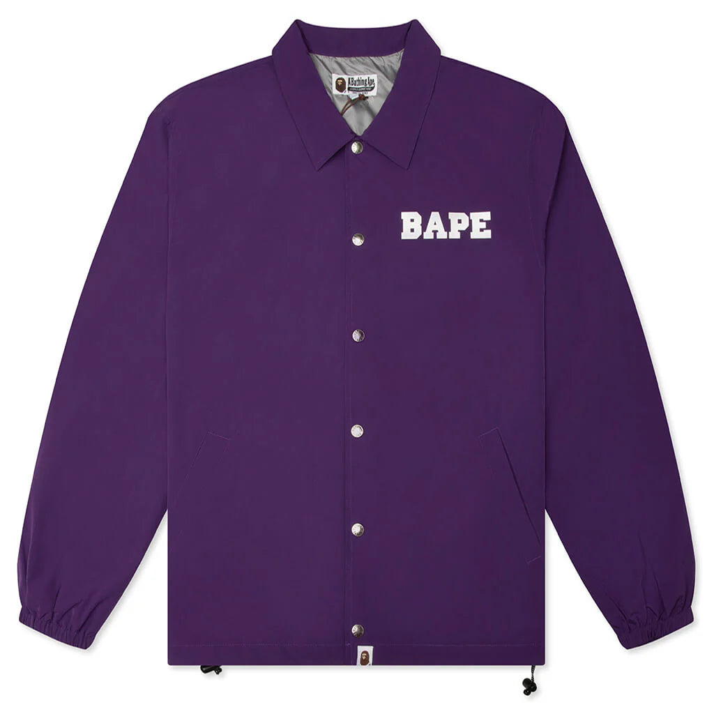 College Coach Jacket Purple