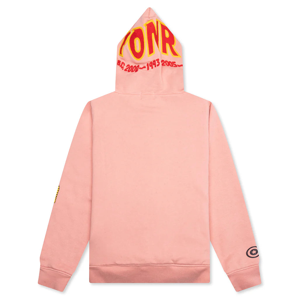 2nd Shark Full Zip Hoodie Pink