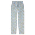 Monogram Denim Pants Blue